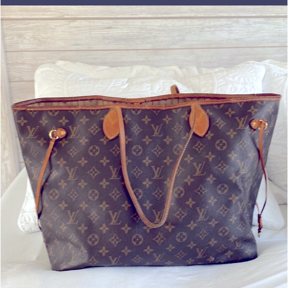 Louis Vuitton Monogram Canvas Brown Tote Bag